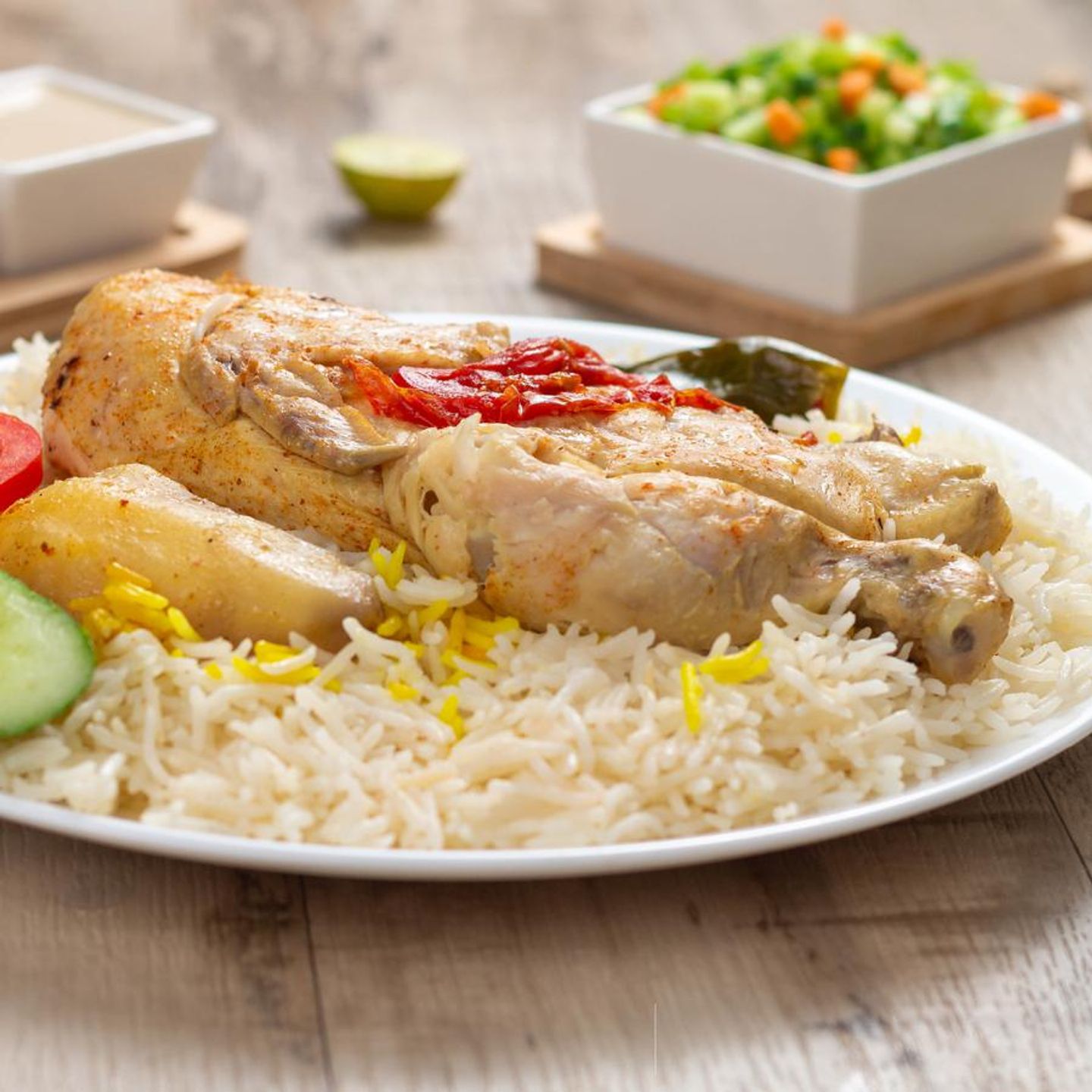 نصف دجاج مدفون