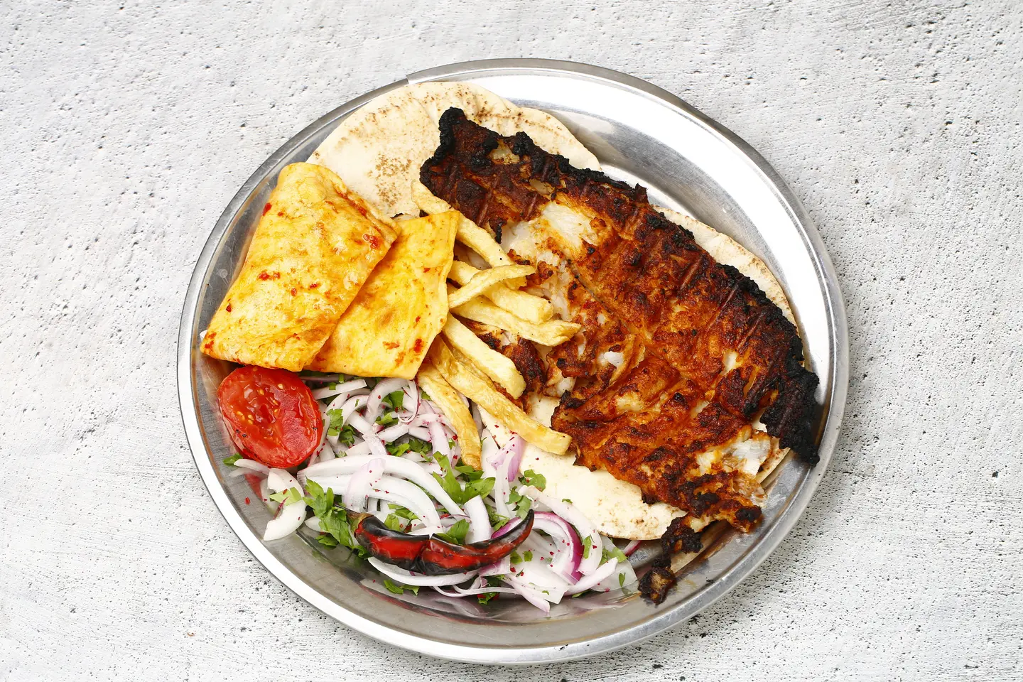 سمك بالفخار