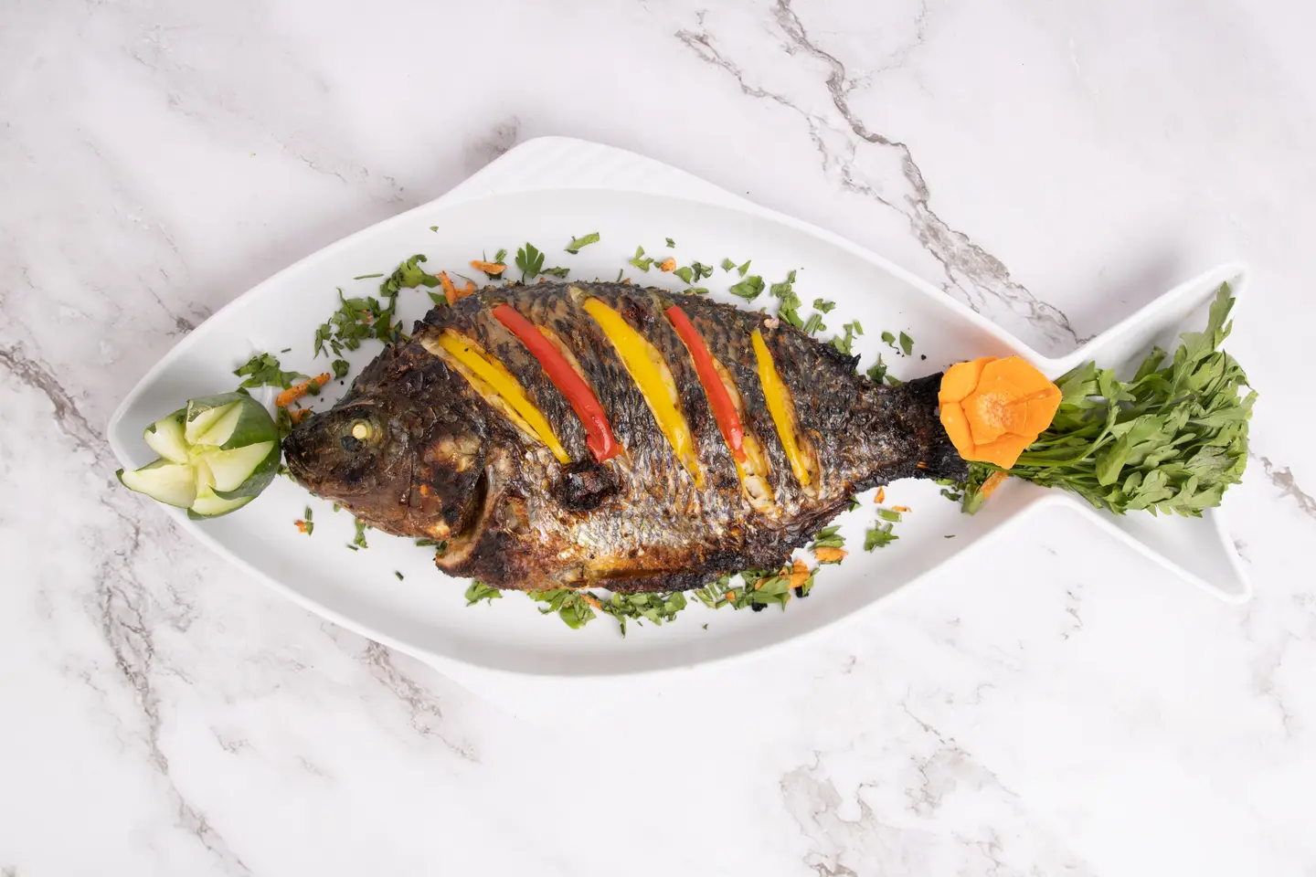 Siganus Luridus Fish 400 G - Grilled Or Fried