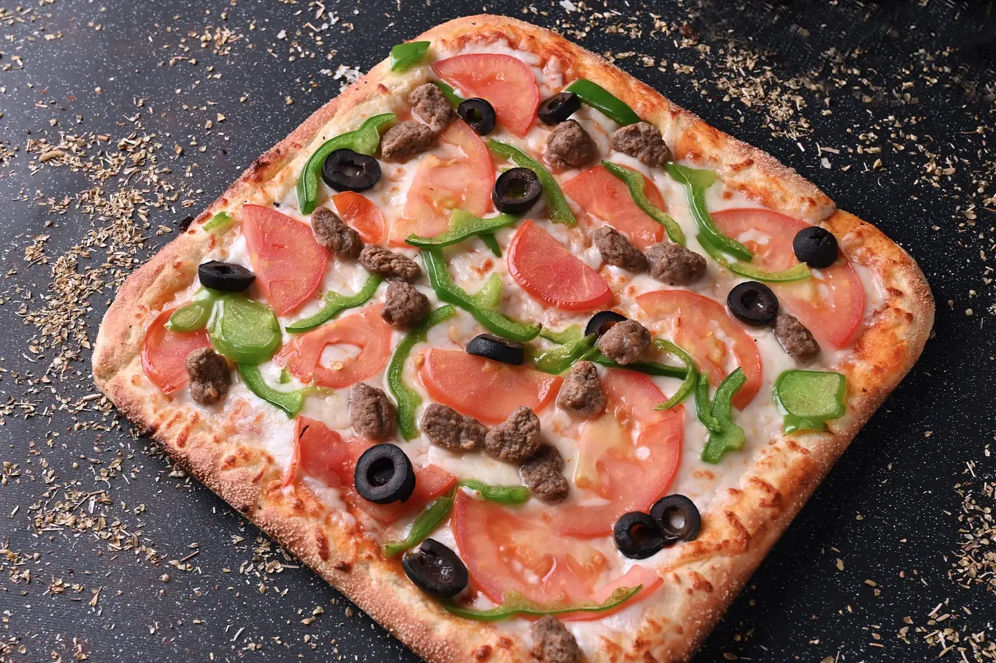 Sicilian Meat  Pizza