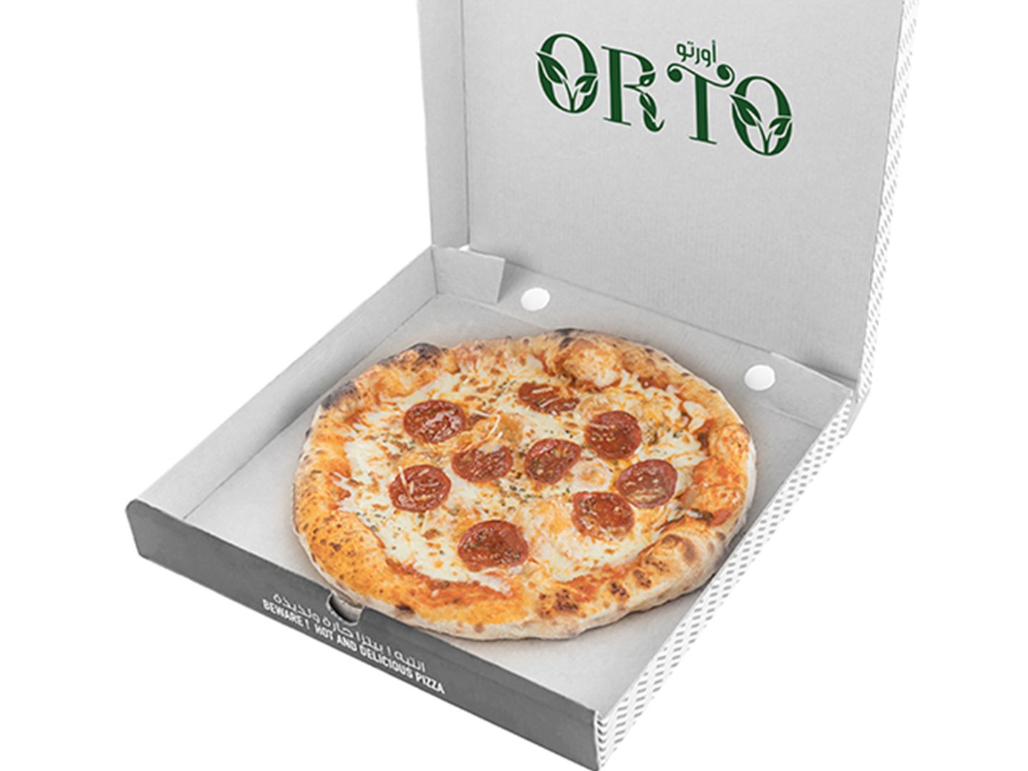 Margherita And Pepperoni Pizza