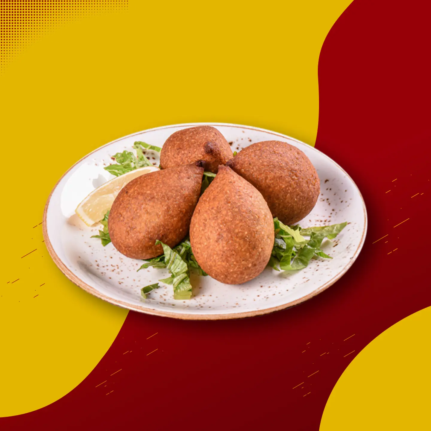 صحن كبة شامية بالجبن 5 حبات
