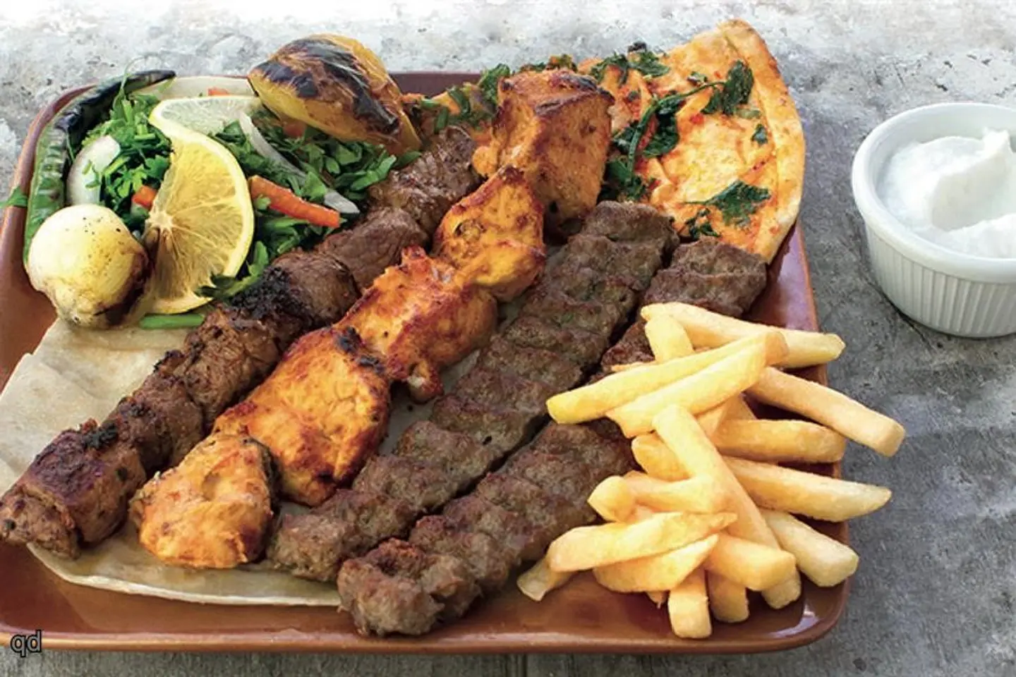 Mix Plate For Three Persons