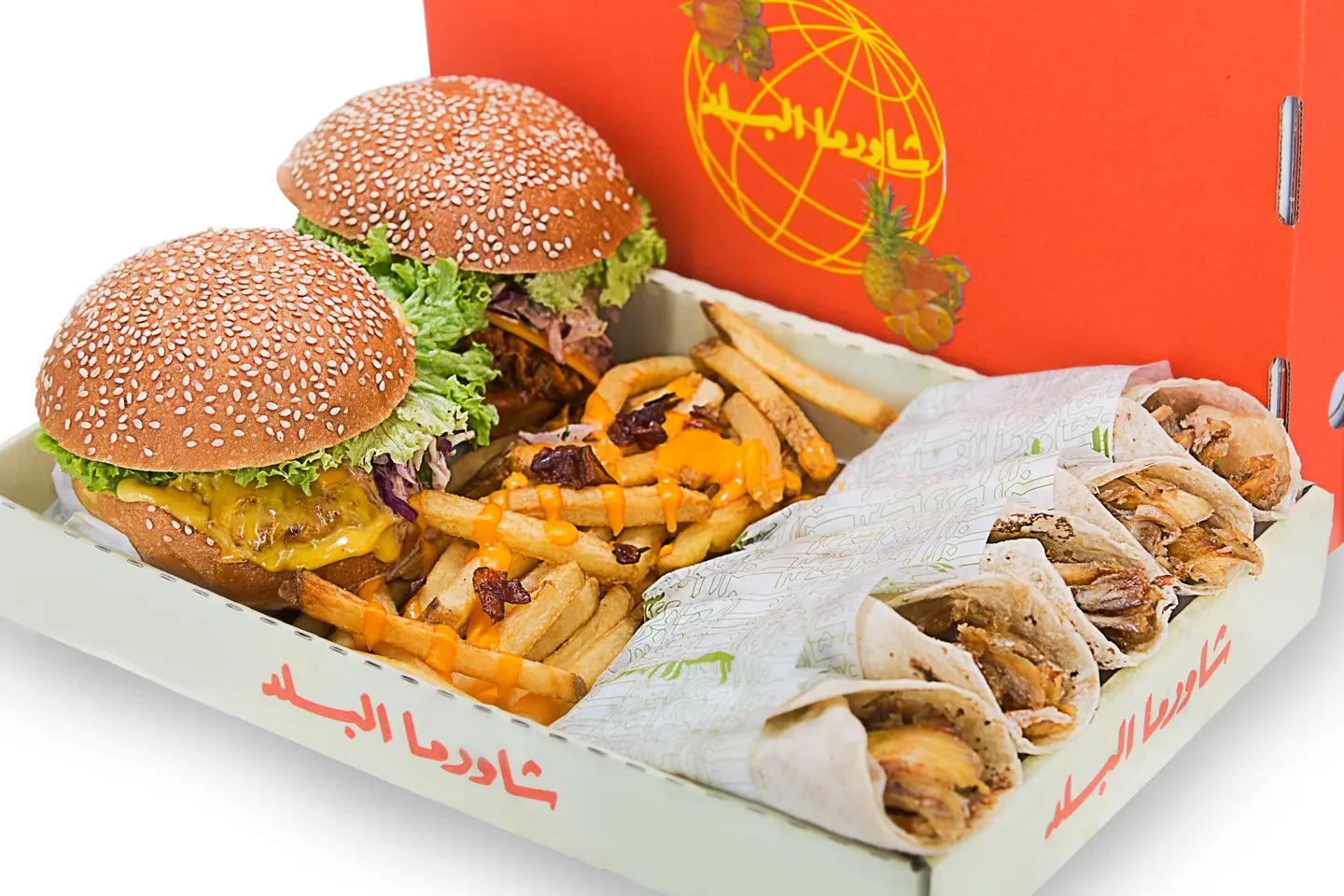 بوكس الشاورما و برجر الدجاج