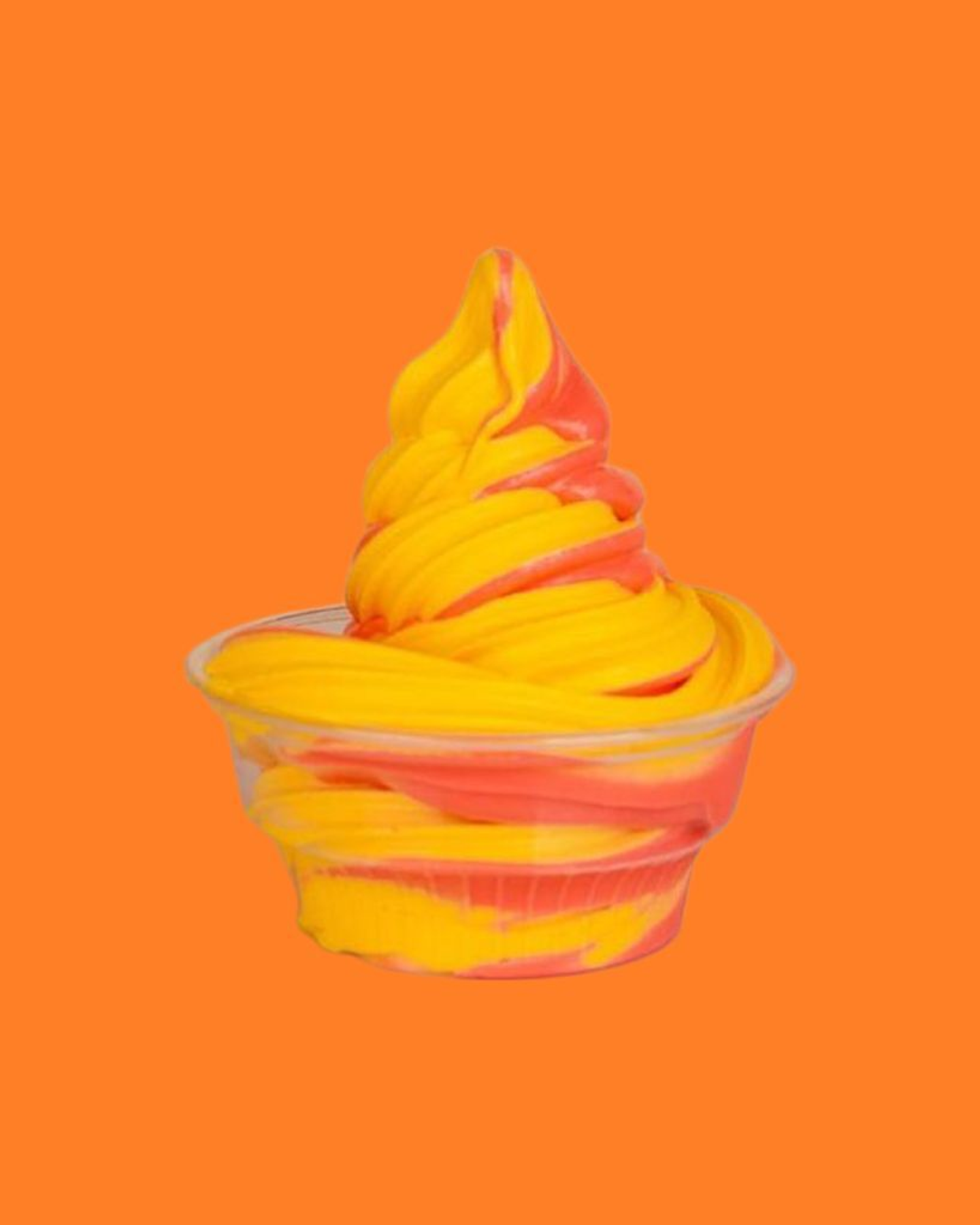 ايس كريم مانجا وفراولة علبه