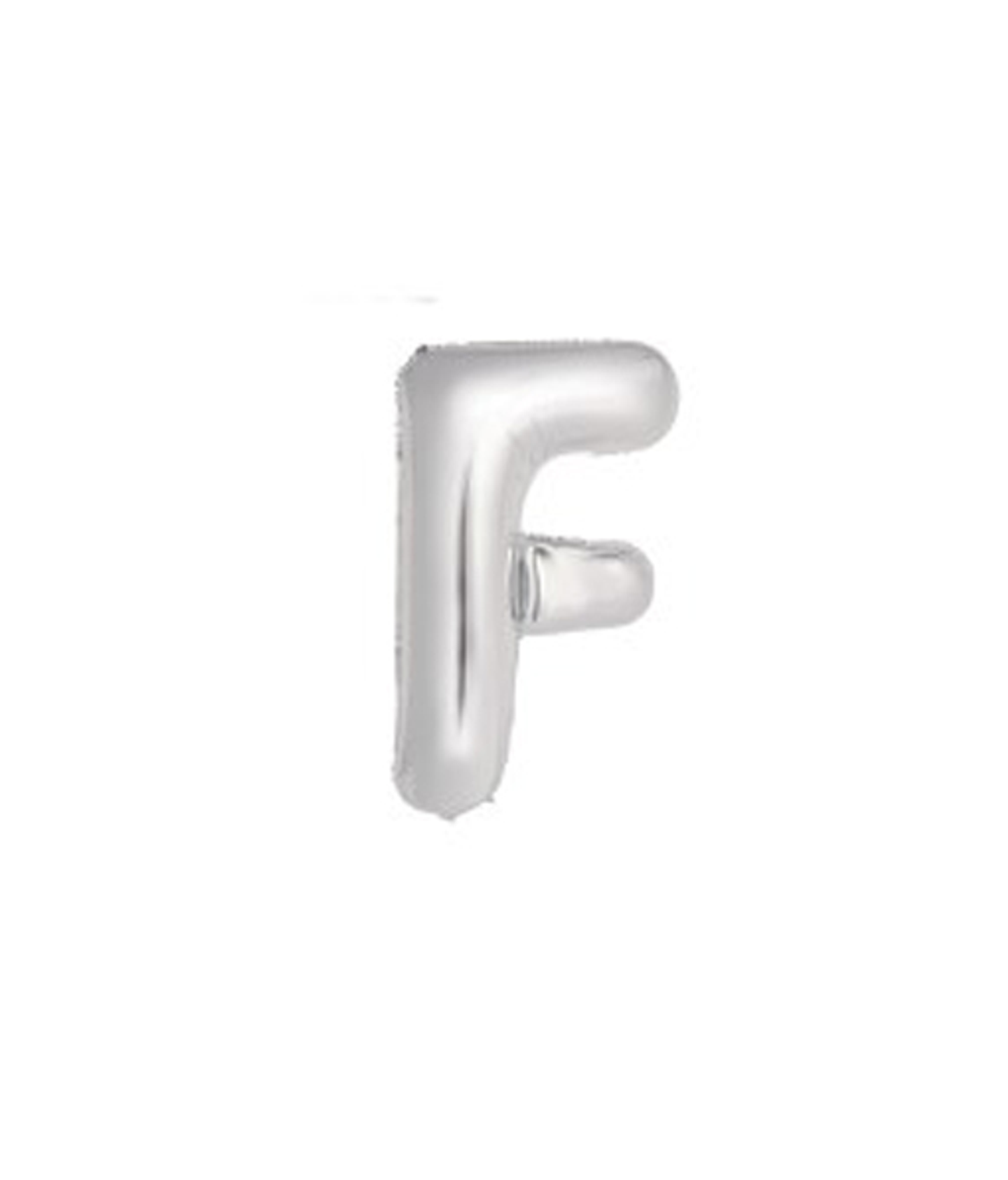 بالون حرف F فضي هيليوم حجم كبير