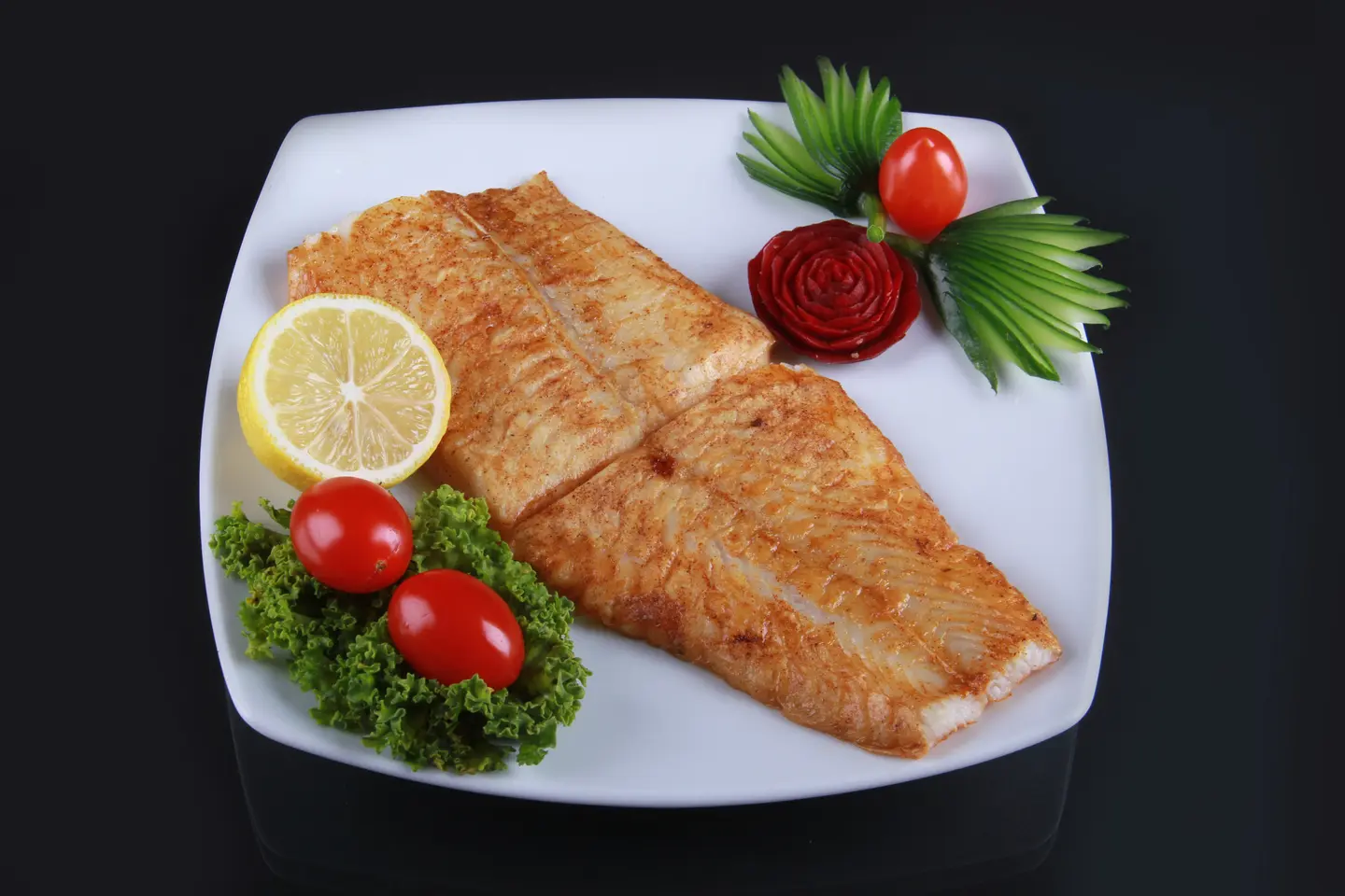 سمك فيليه مشوي