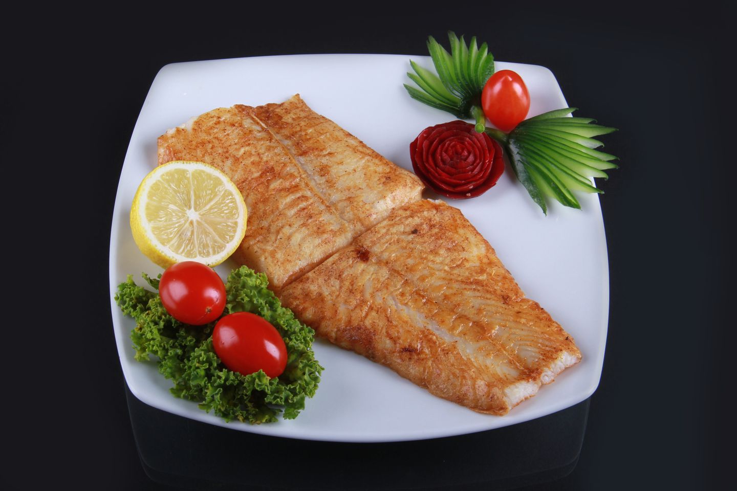 سمك فيليه مشوي