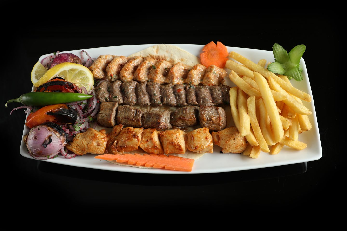 مشويات مشكله وسط