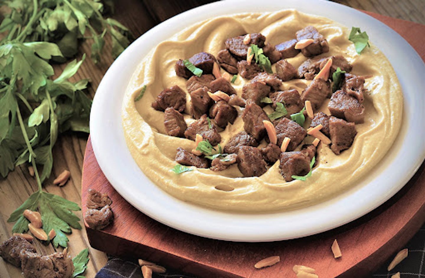 كبدة بالحمص