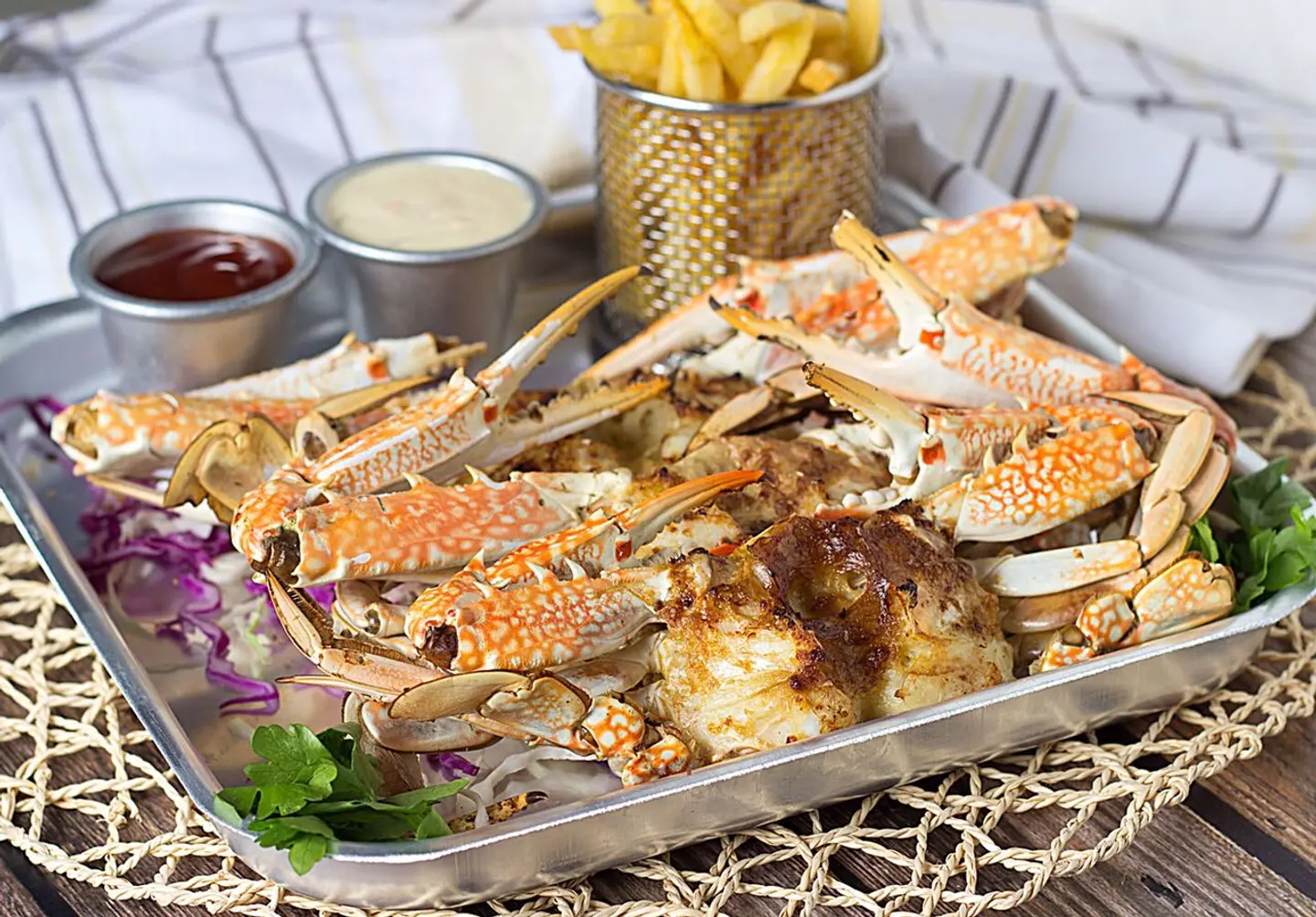 Grilled Crabs