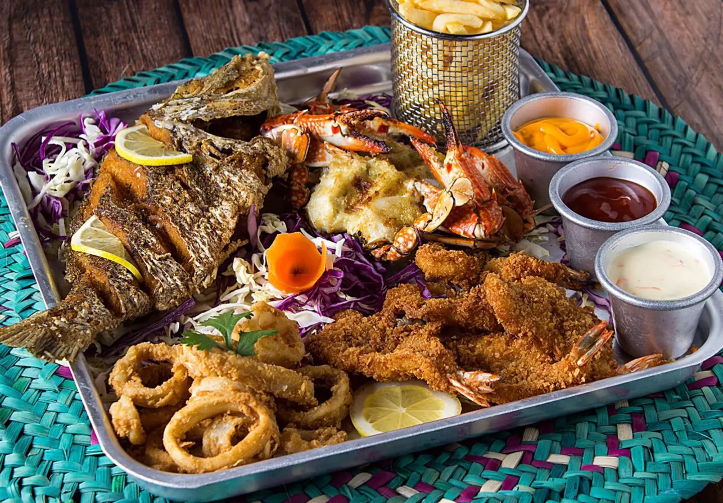 Mixed Derwaza Seafood  For One Person