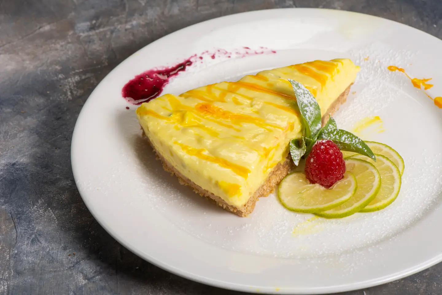 تارت ليمون وريحان