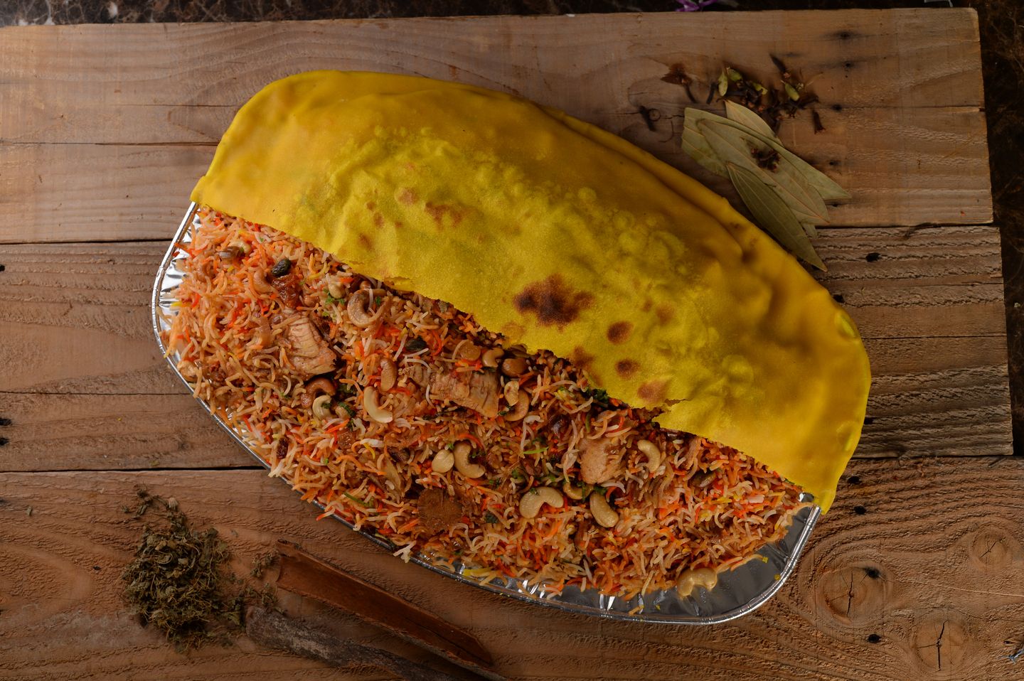 Hydrabadi Meat Dum Biryani