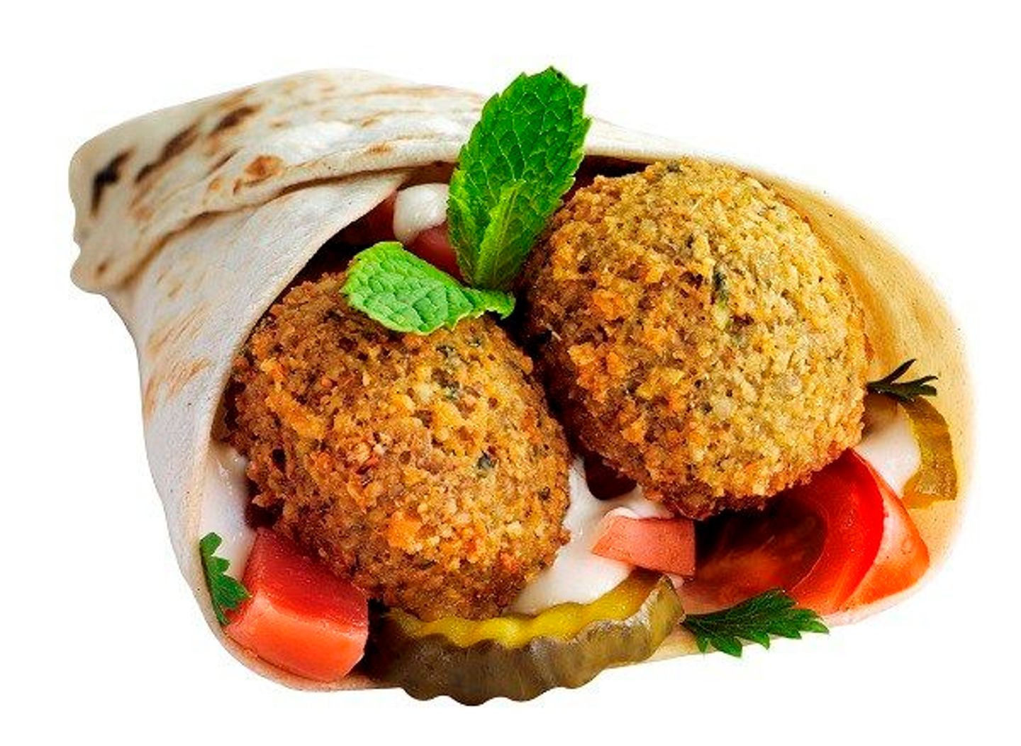 Egg Falafel Sandwich