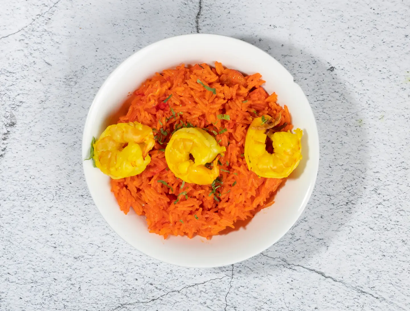 Fried Shrimp With Rice