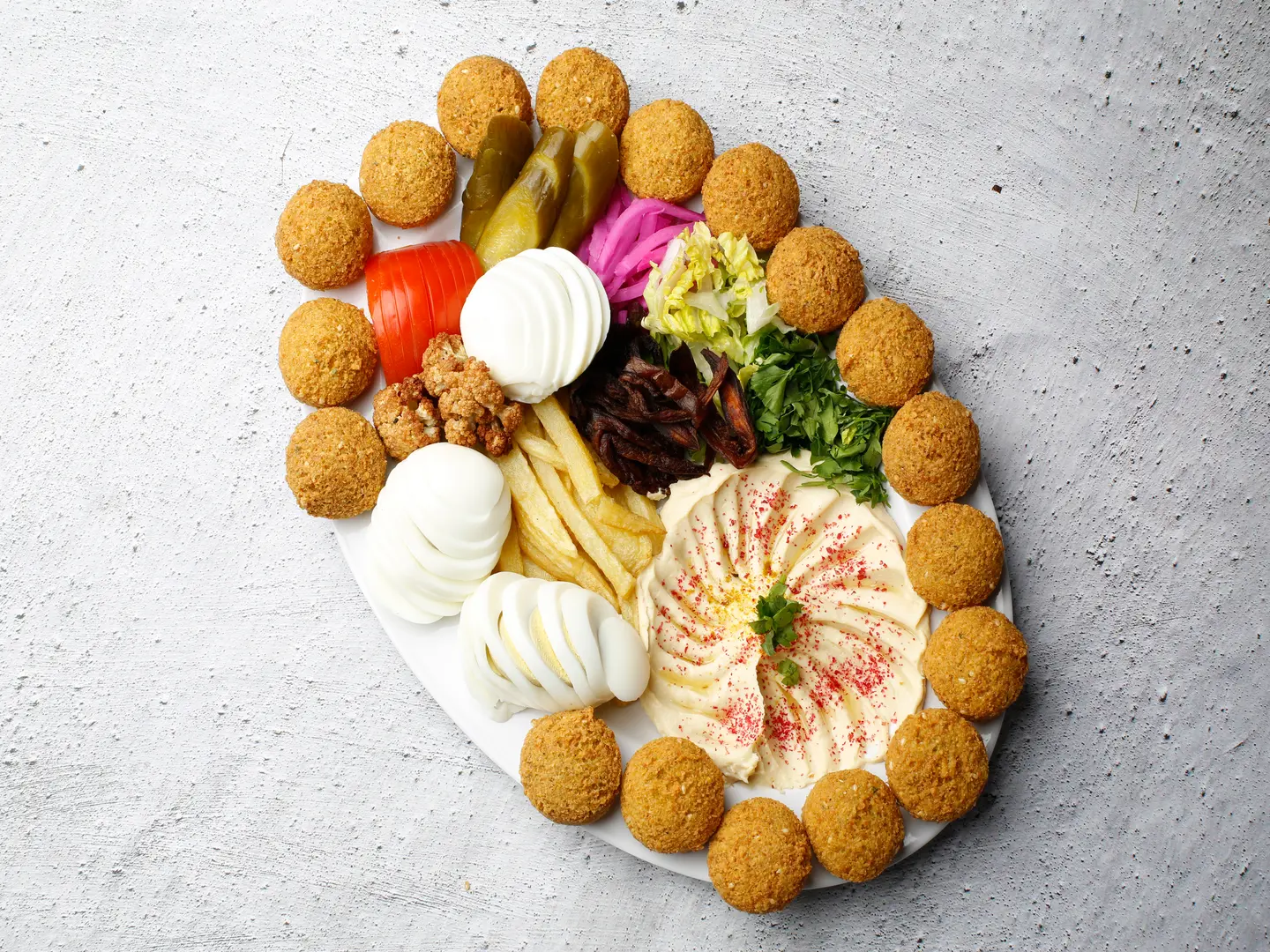 Large Mixed Falafel Plate