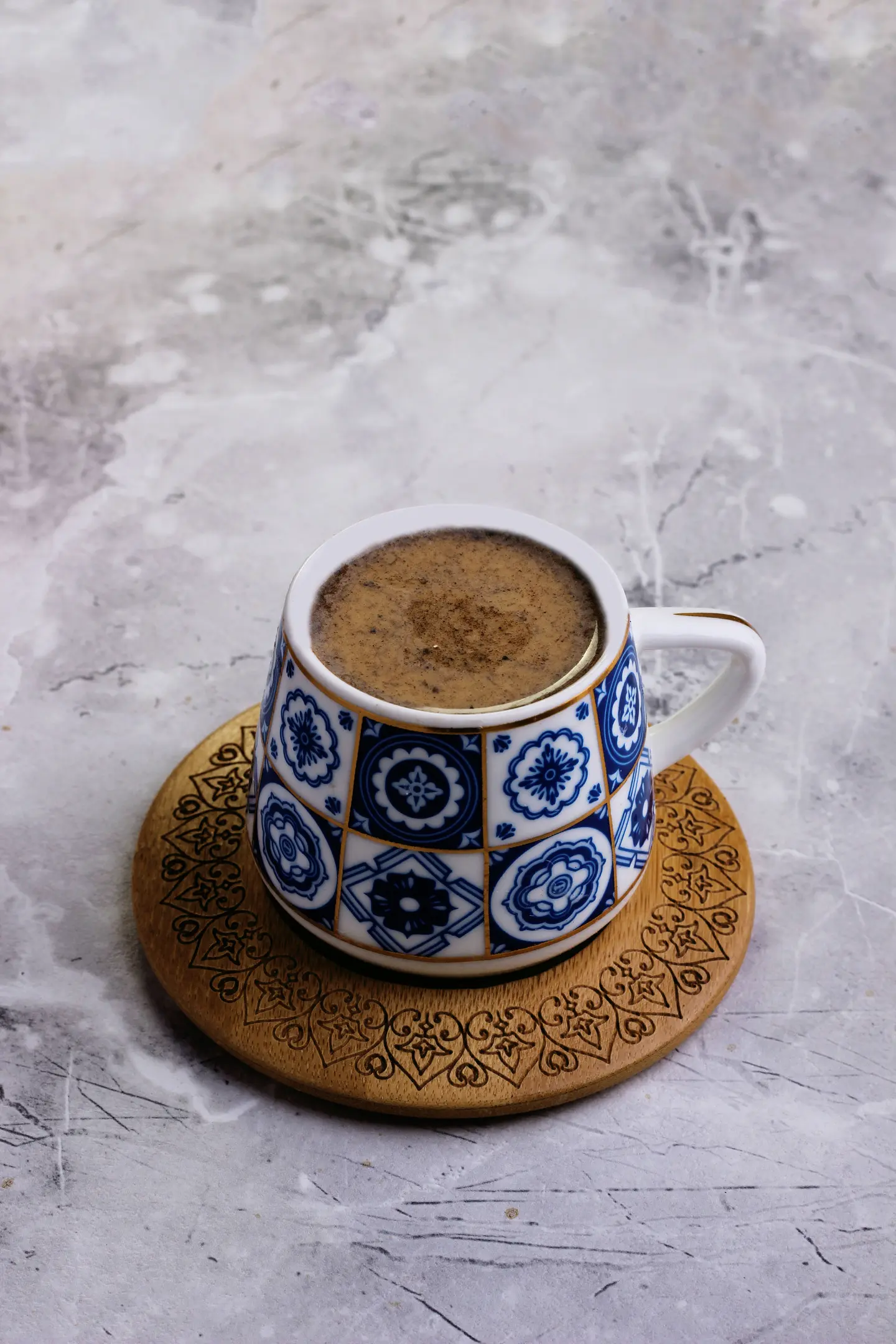 قهوة تركي بالحليب