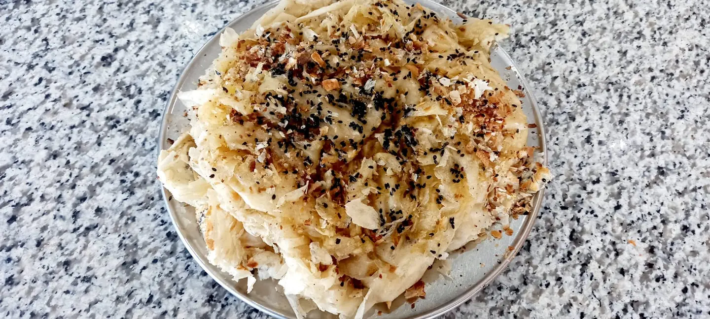 خبز رطب بالسمن
