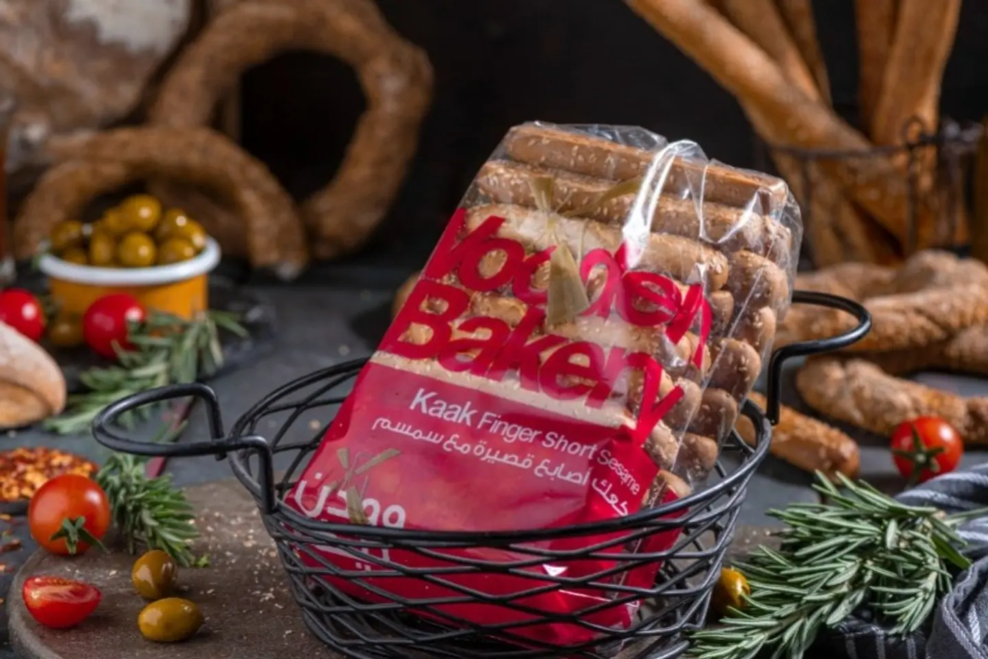 Kaak Finger Sesame Short
