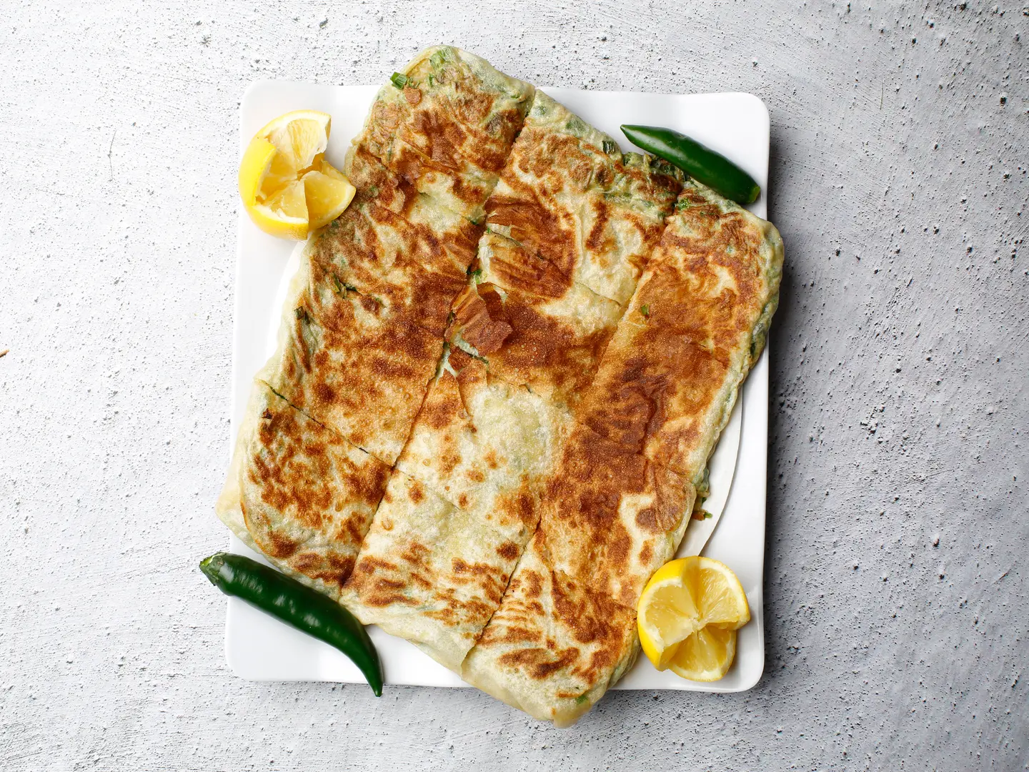 Salty Mutabbaq Without Meat