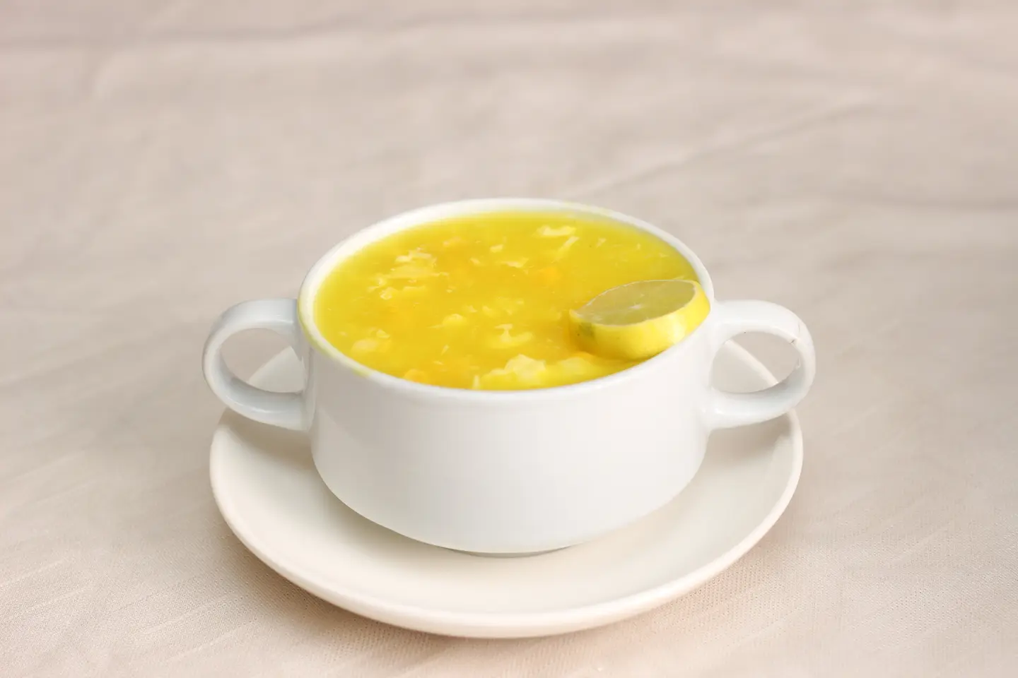 شوربة الدجاج بالذرة