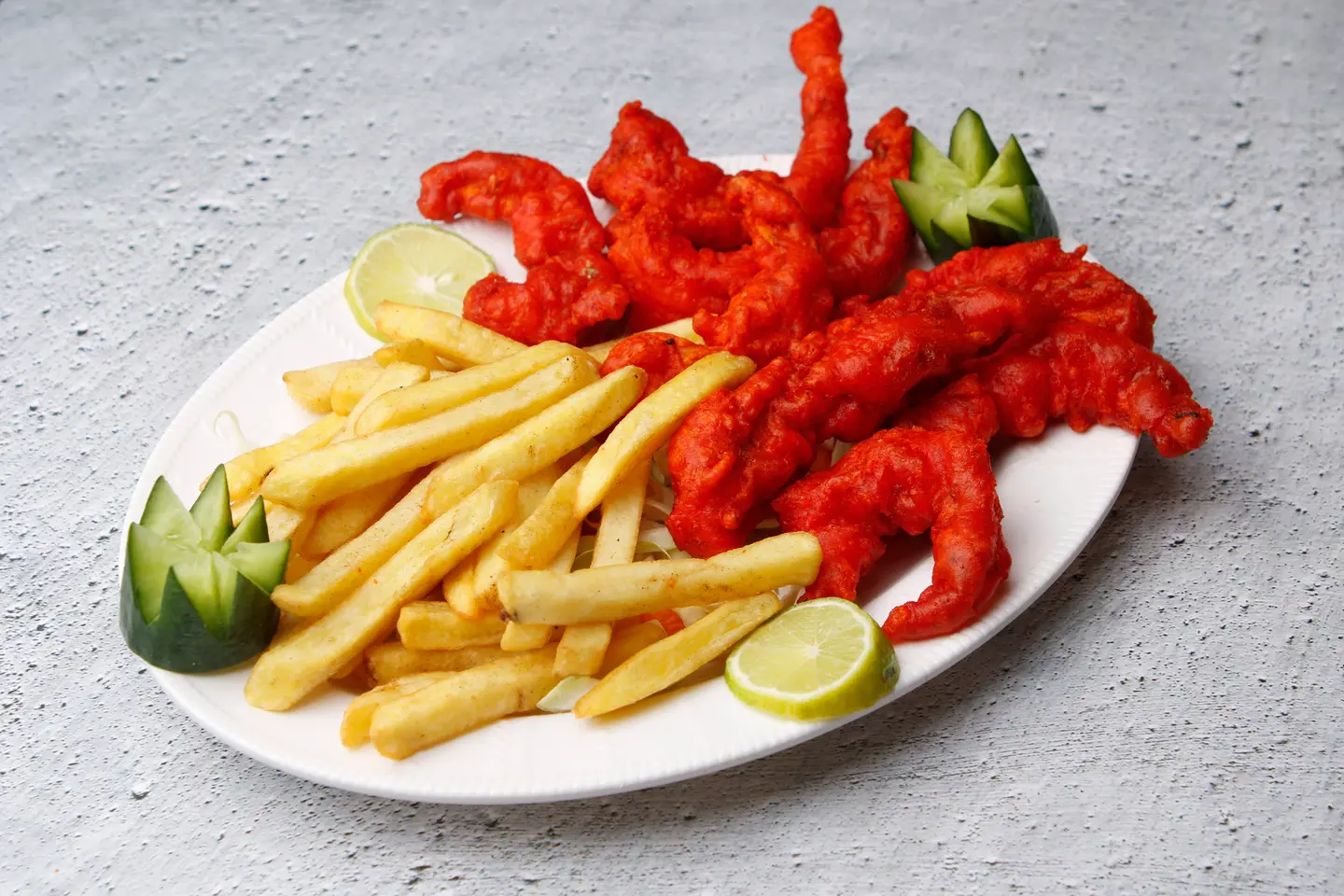 جمبري مقلي ذهبي