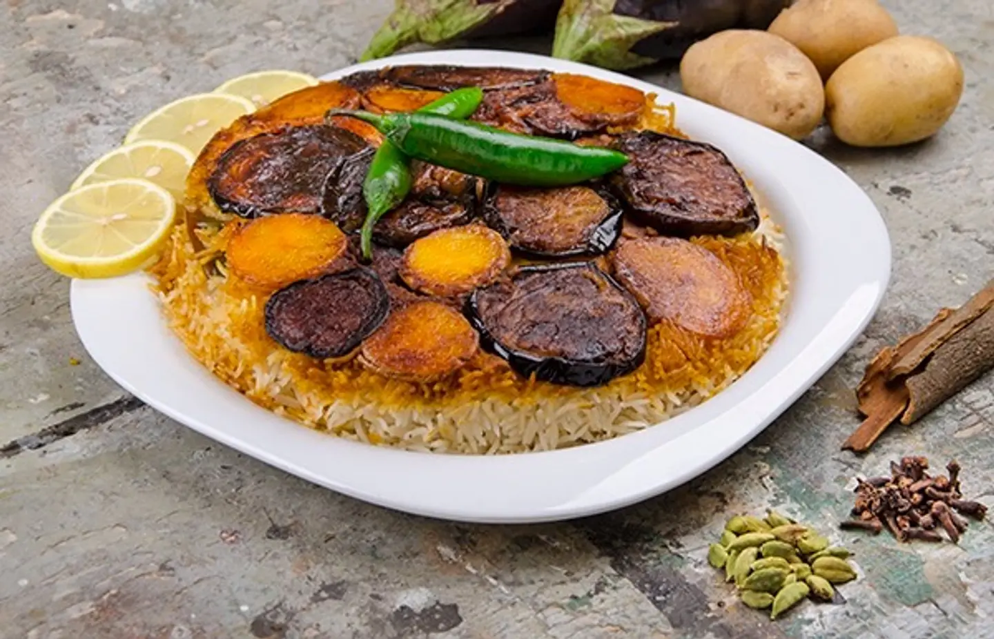 Maqluba Chicken  - A Whole Chicken