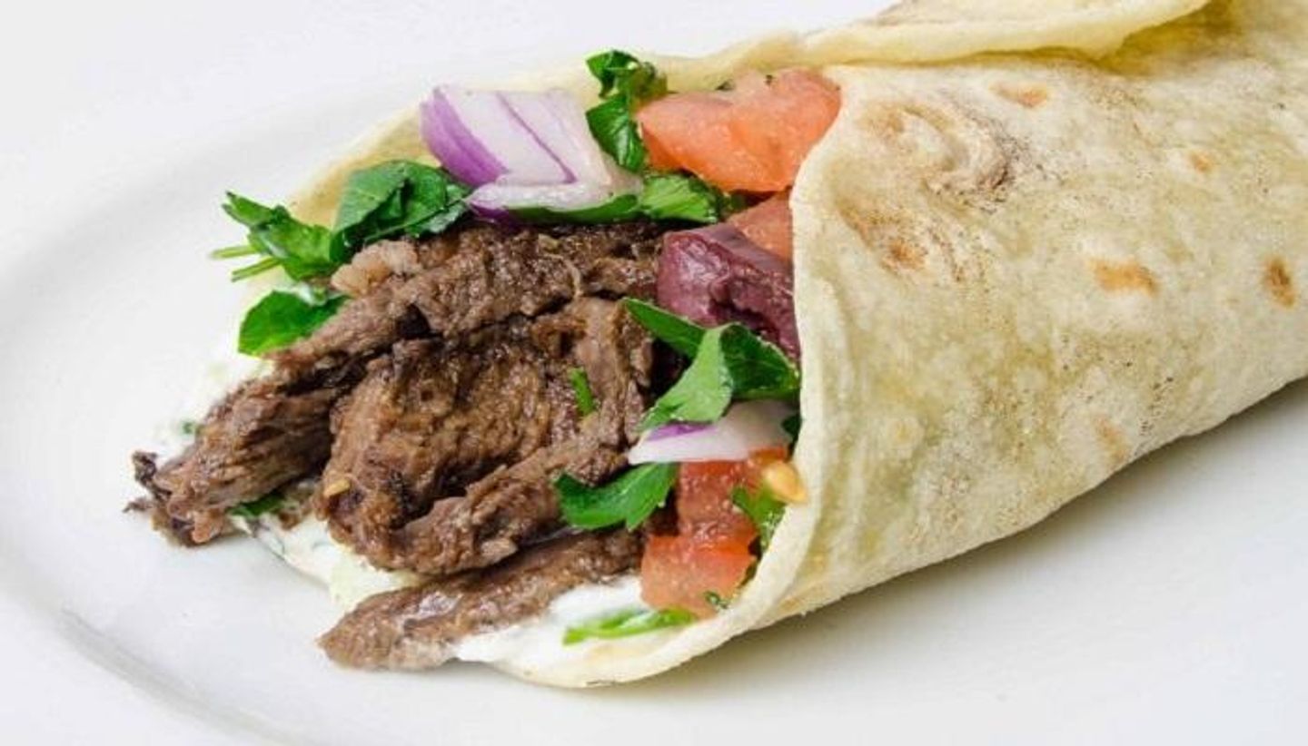 ساندويش شاورما لحم صغير