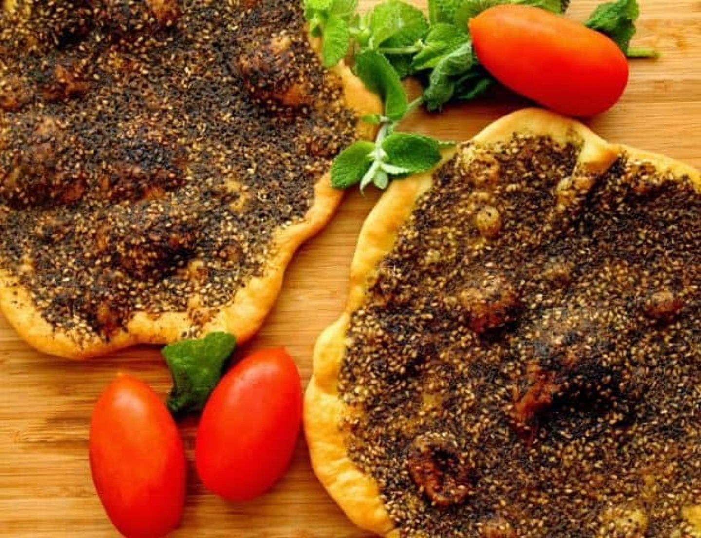 فطيرة زعتر لبناني