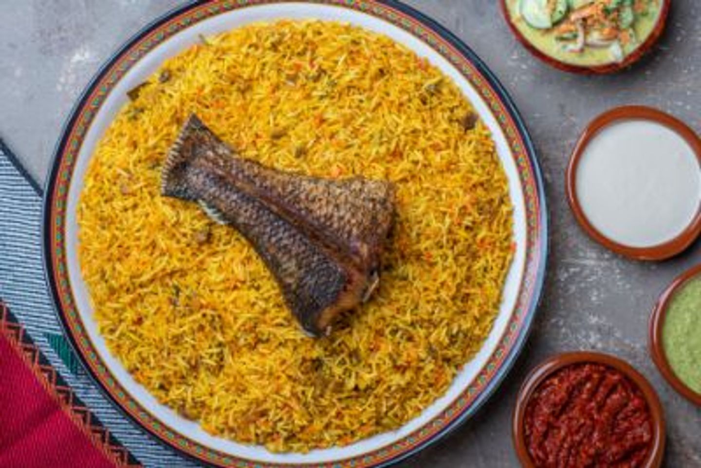 برياني سمك