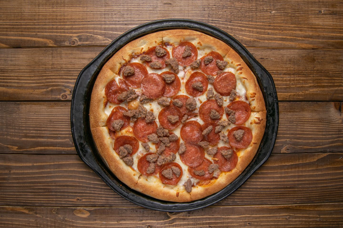 Meat & Pepperoni Pizza