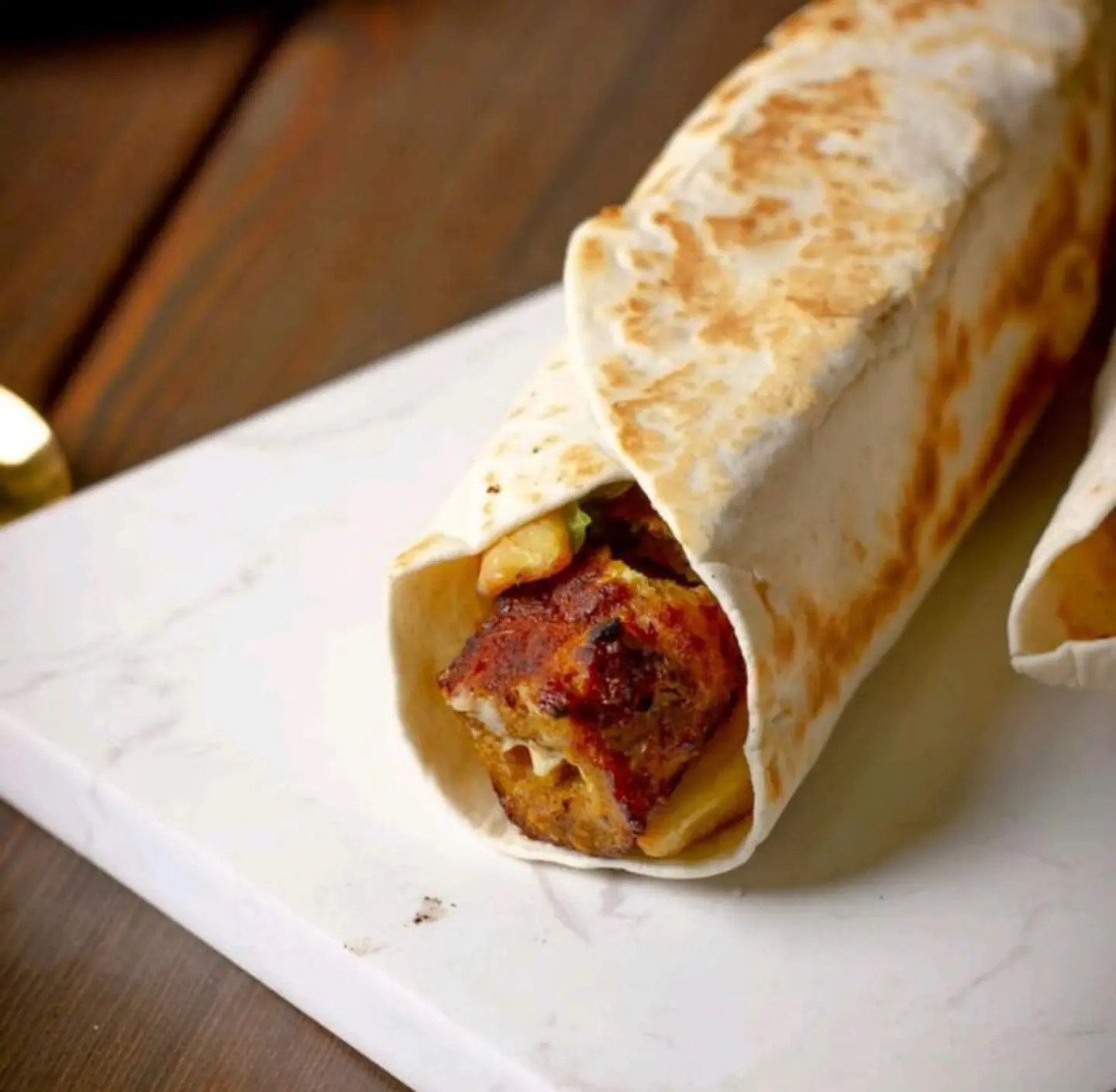 Falafel Sandwich With Cheese