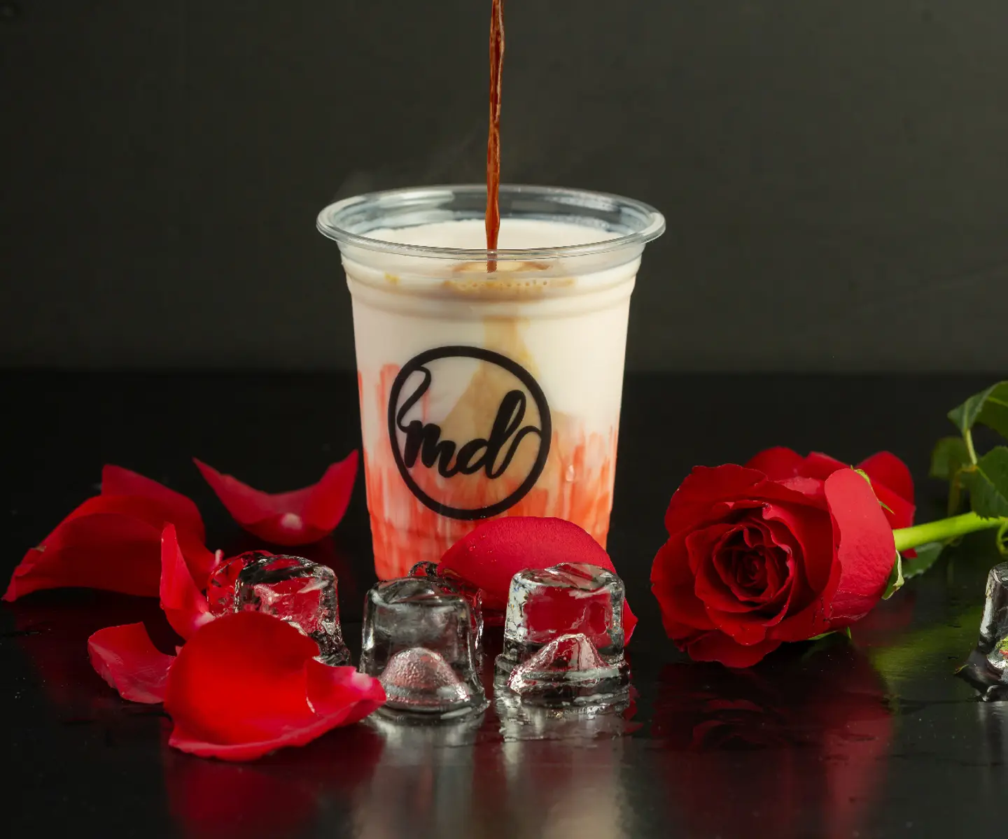 Iced Rose Latte