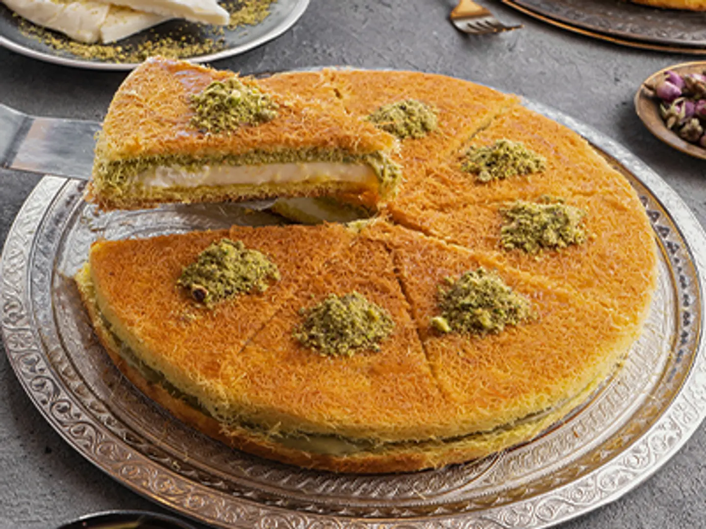 Konafa Ice Cream Pistachio