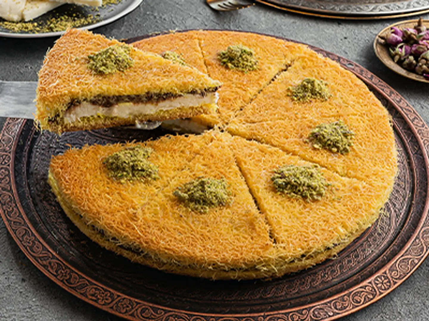 Konafa Nutella Ice Cream