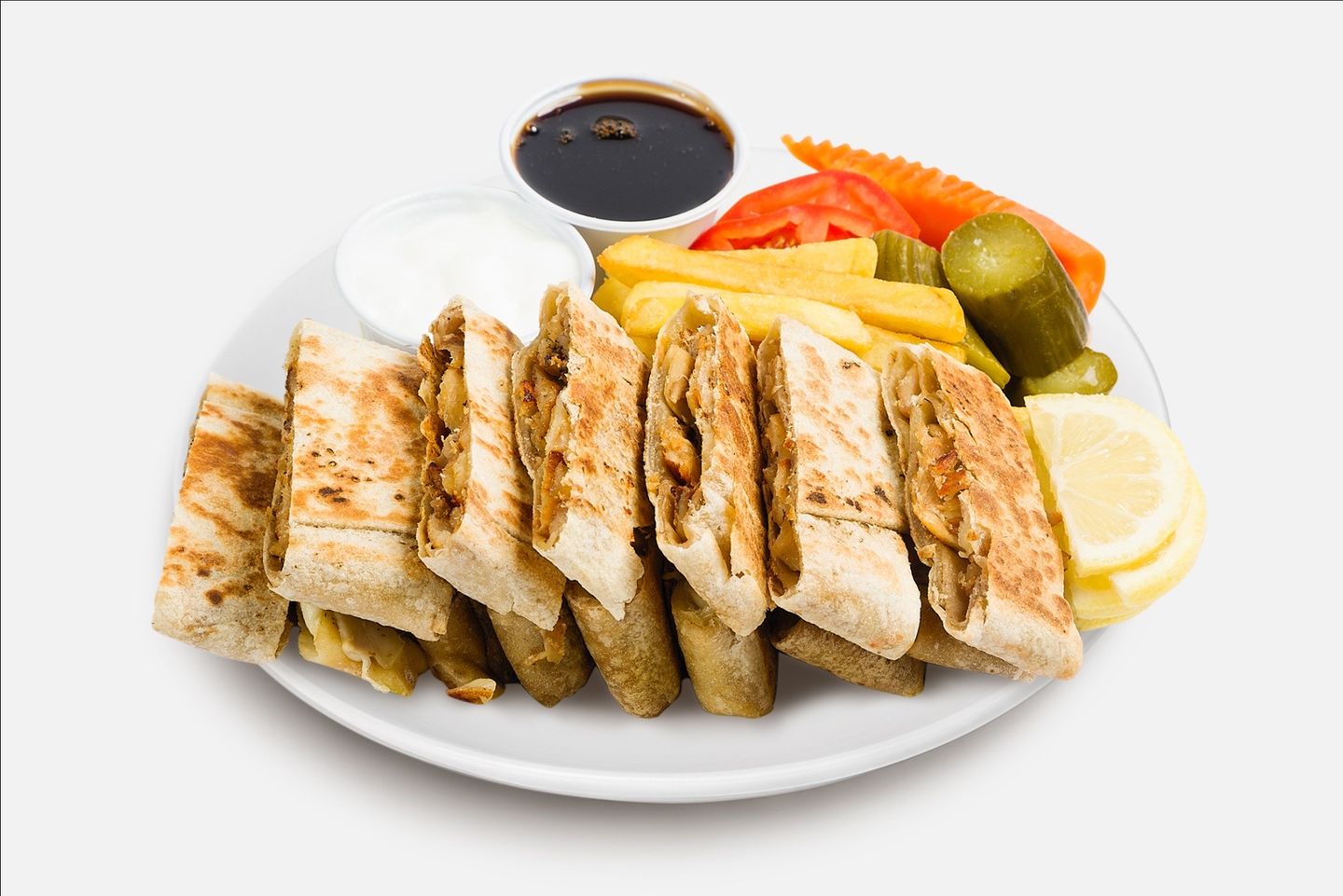 وجبة شاورما عربي حمص