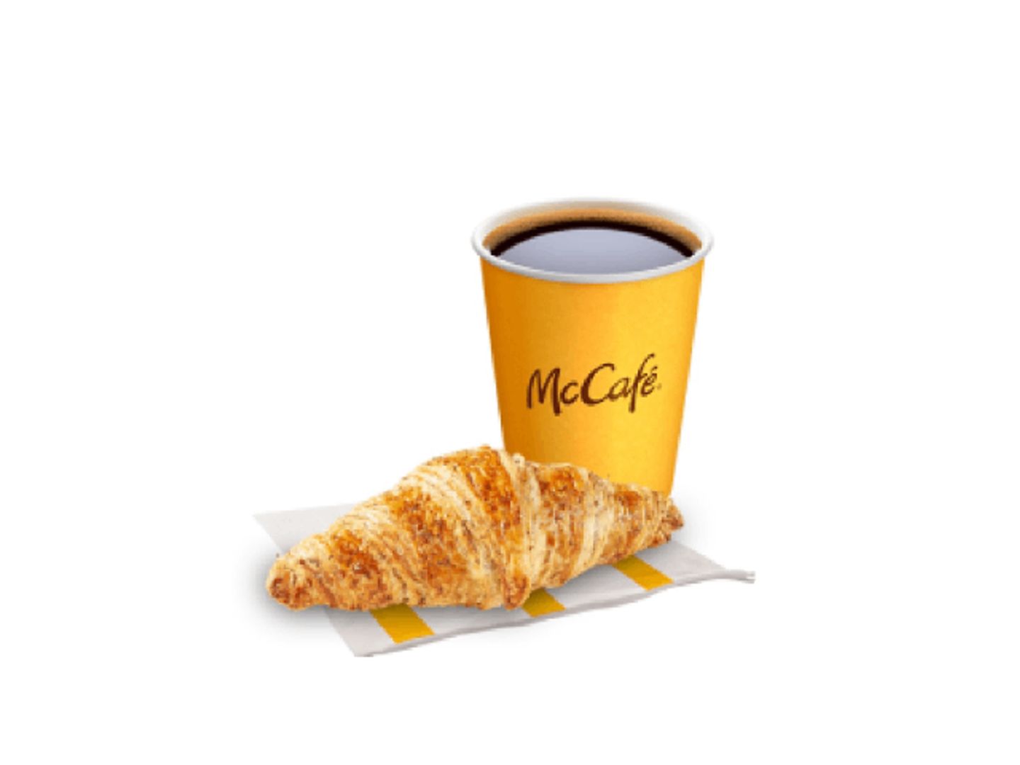 Zatar Croissant With Coffee