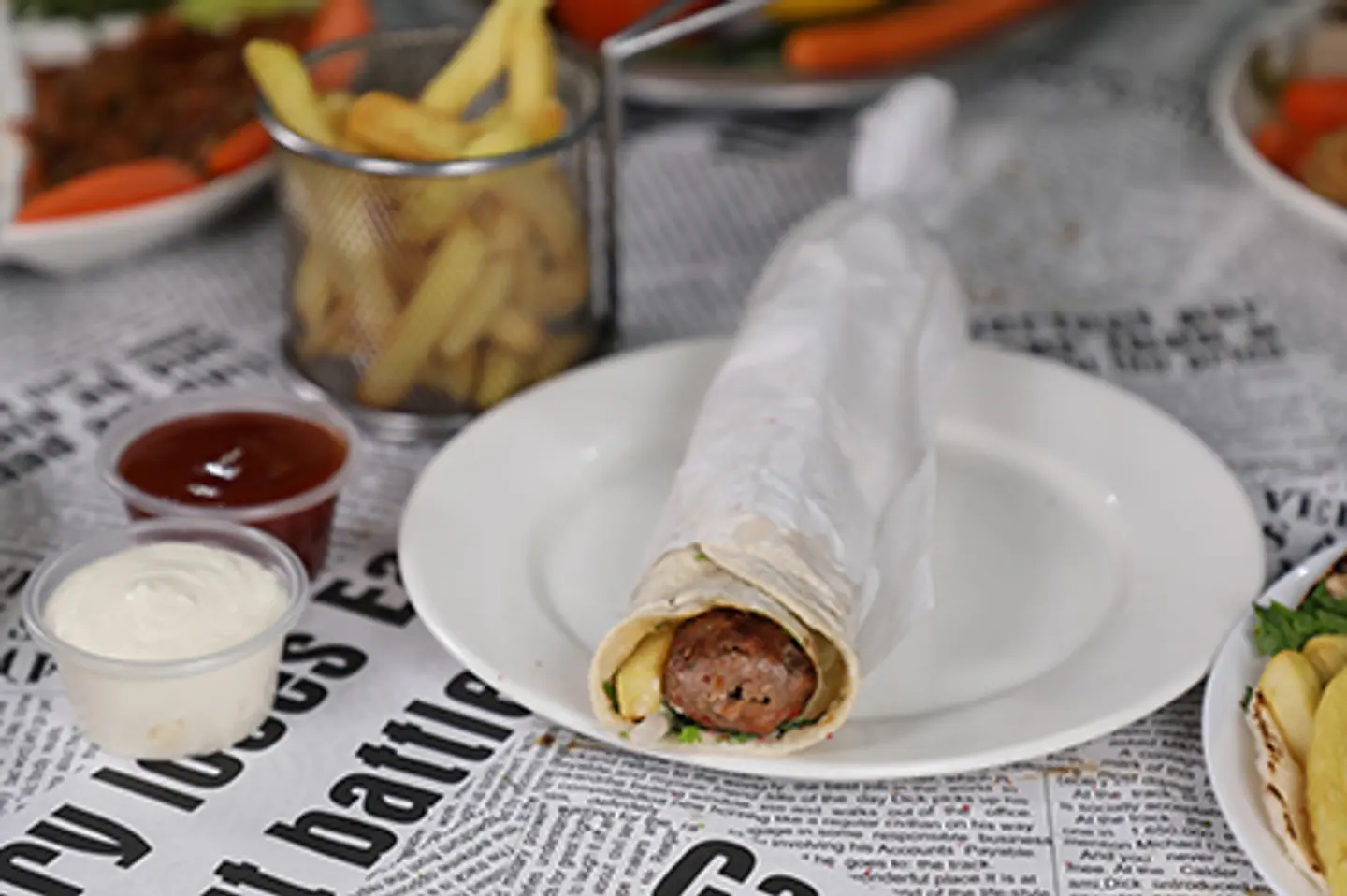 Meat Kebab - Meat Kebab Sandwich