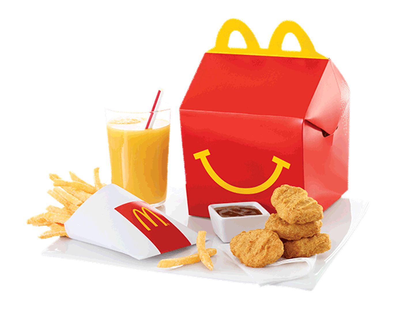 Happy Meal Chicken Mc Nuggets With Fries