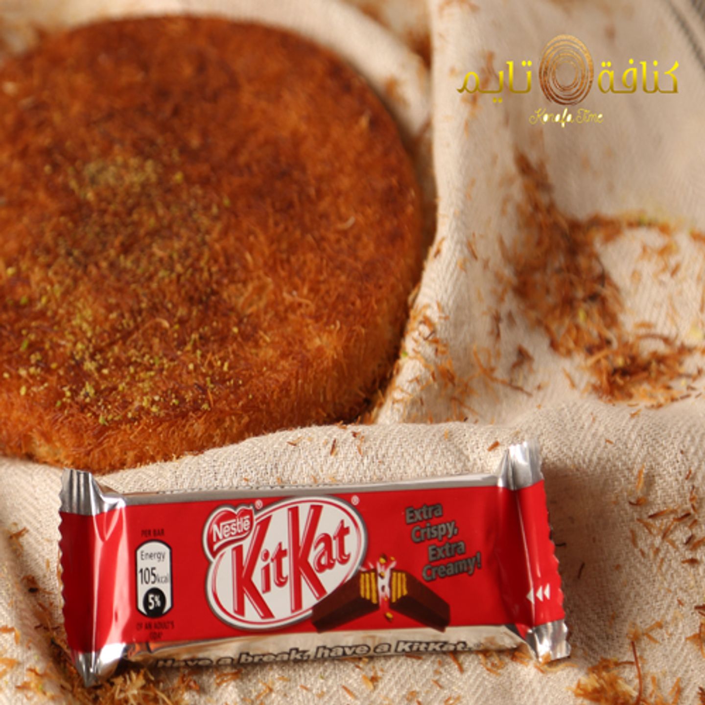 Konafa With Kit Kat - Family