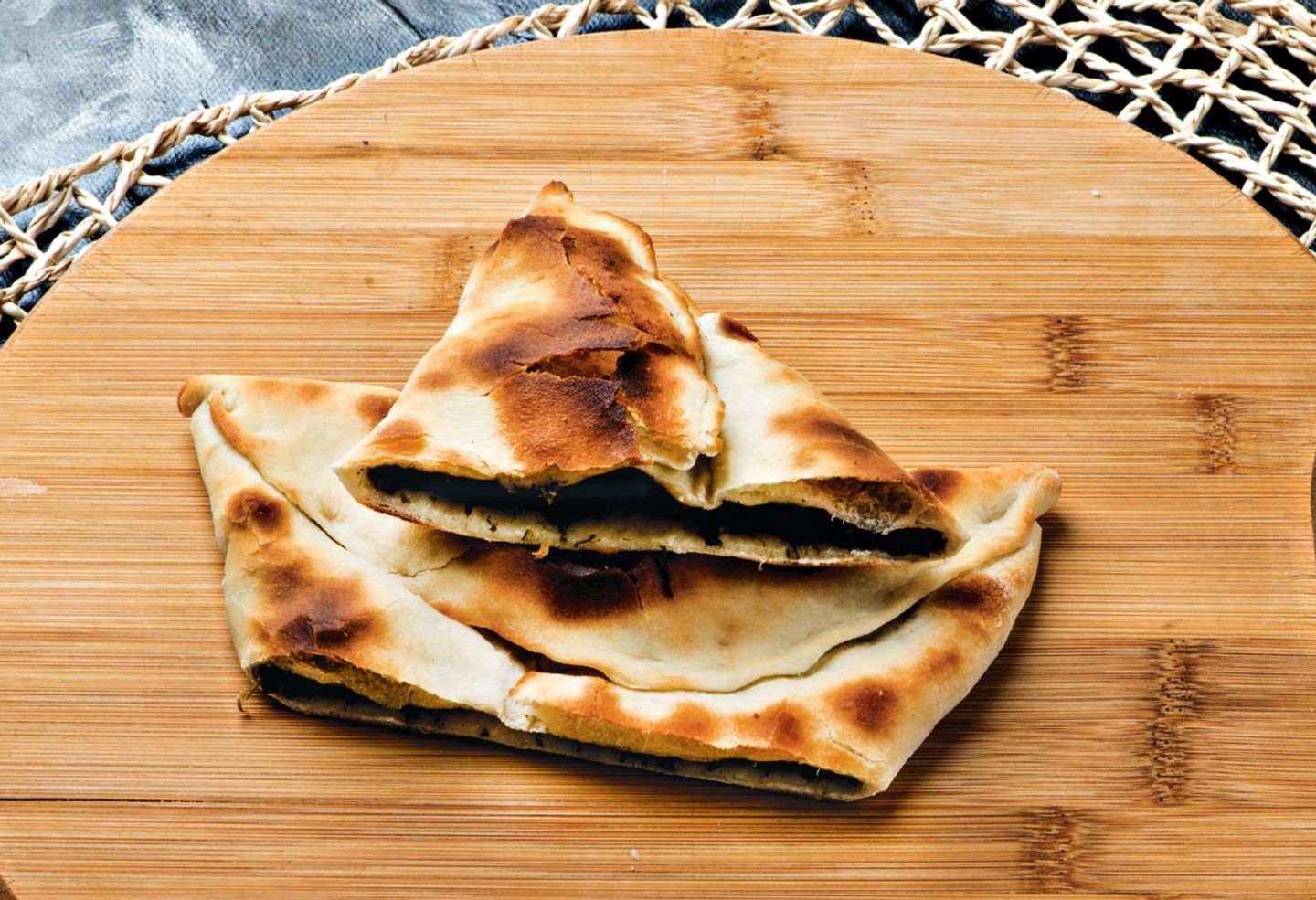 فطيره سبانخ مع جبنه