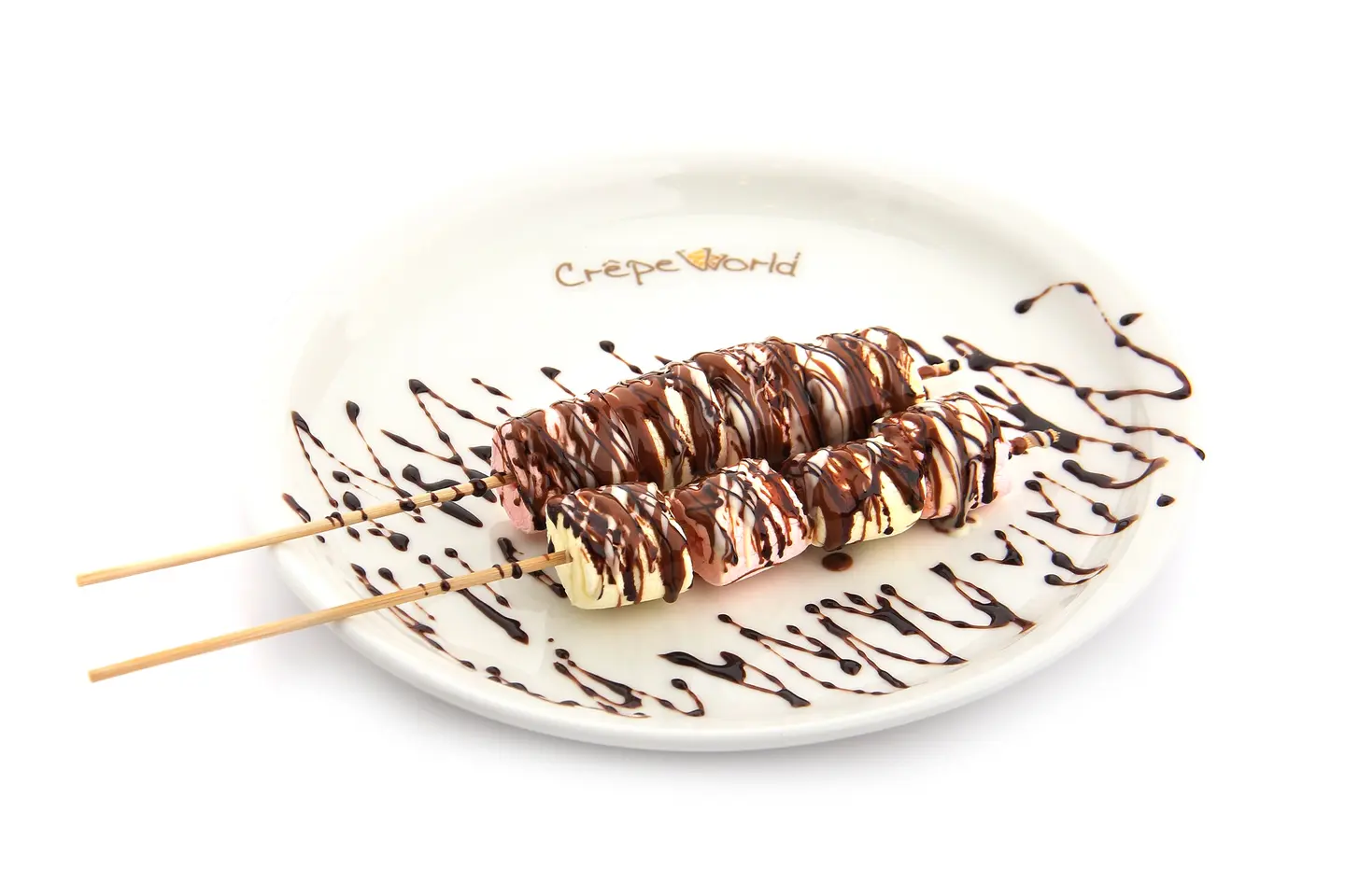 2 Marshmallow Stick With Chocolate