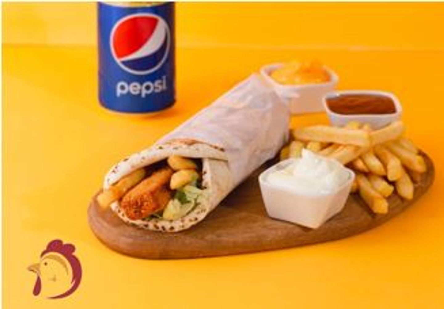 Meat Kebab Sandwich Meal