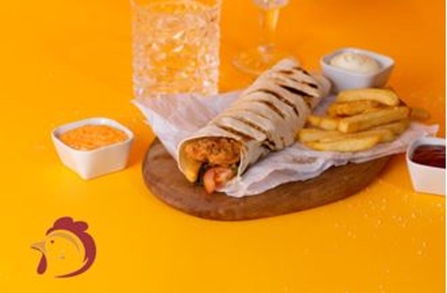 Meat Kebab Sandwich Meal