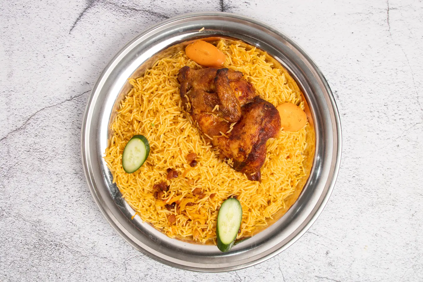 Half Chicken Grill With Rice
