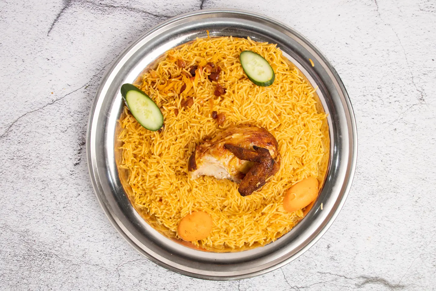 Quarter Chicken Grill With Rice