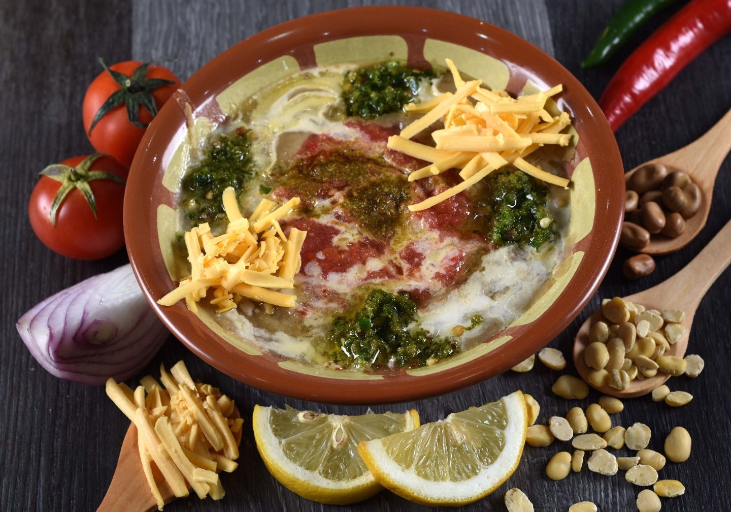 فول بجبن الشيدر