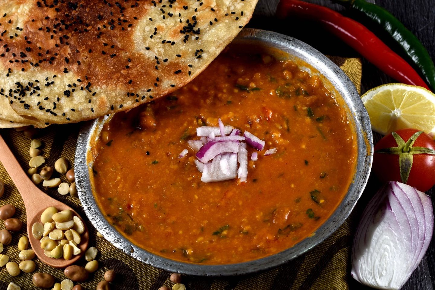 فول طاوة بالسمن