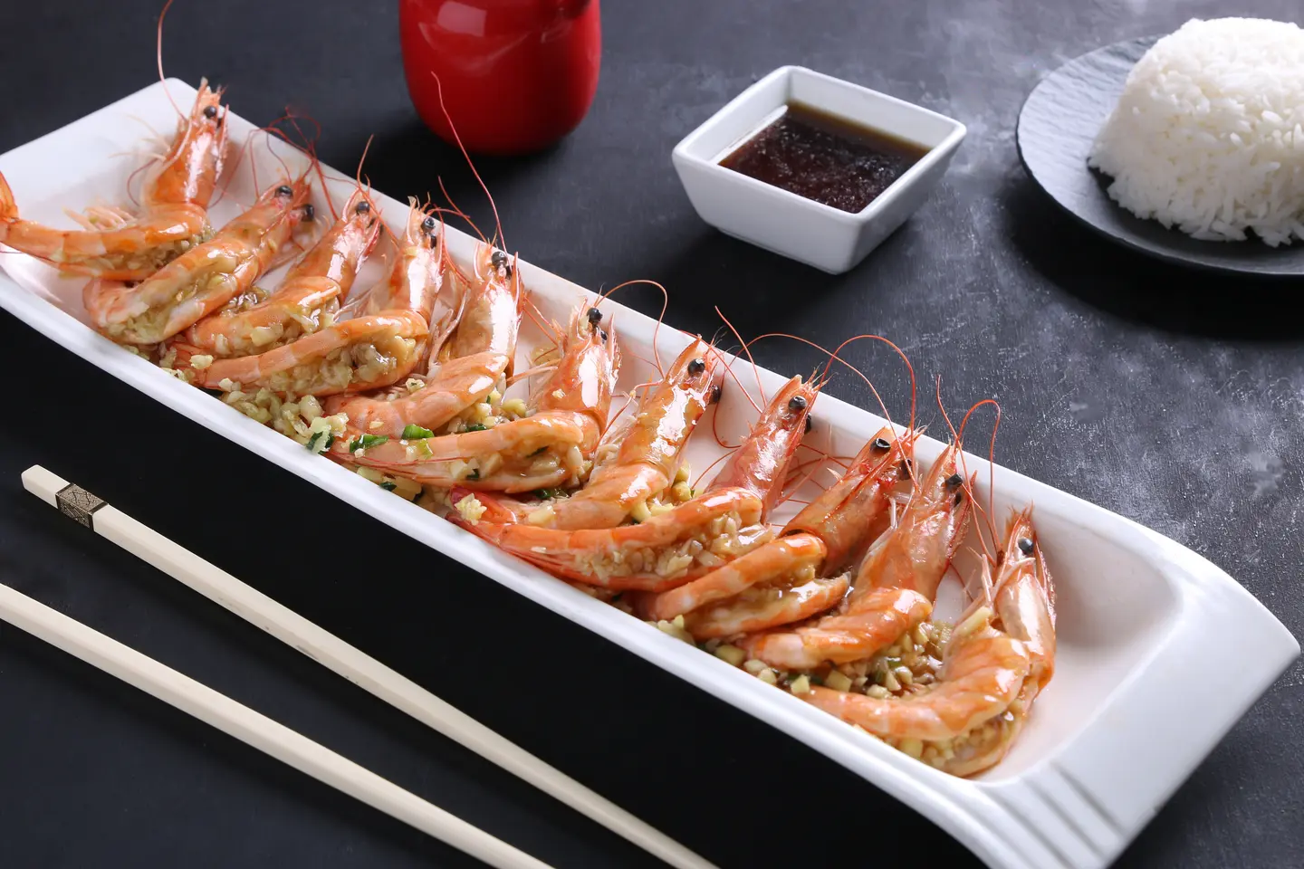 Steamed Prawn W/ Garlic